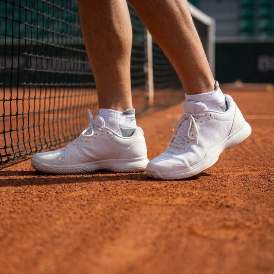Chaussettes de Tennis Low Cut Lite Blanc/Gris