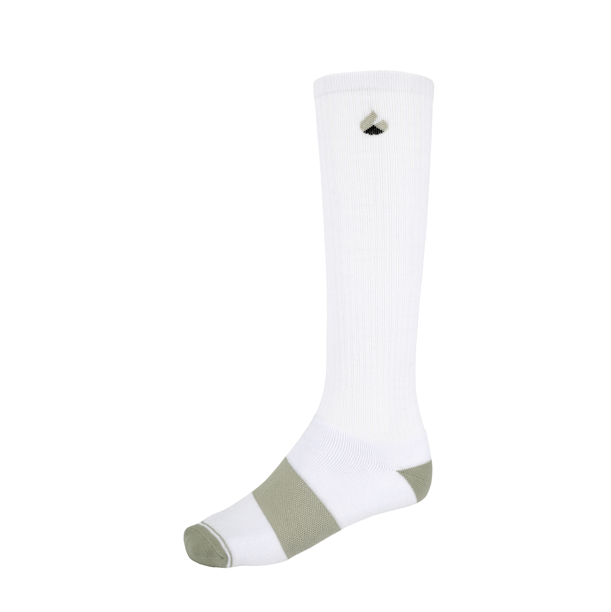 Compression Socken Weiss/Grau