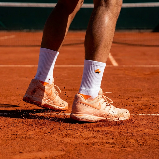Tennis Socken Crew Lite Weiss/Orange