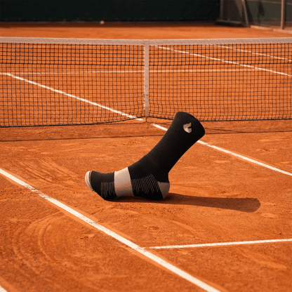 Chaussettes de Tennis Crew Lite Noir/Gris