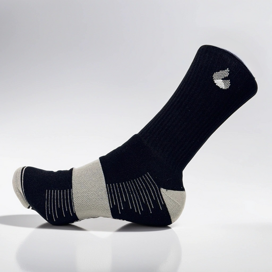 Tennis Socks Crew Black/Grey