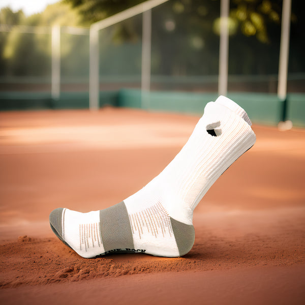 Tennis Socks Crew White/Grey